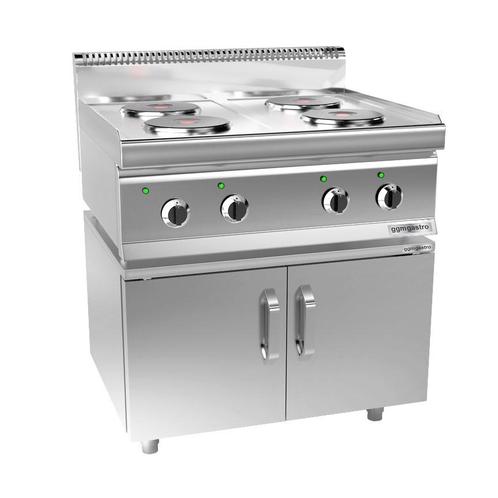 GGM Gastro | Elektrisch fornuis - 8 kW - 4 ronde platen - |, Witgoed en Apparatuur, Fornuizen, Inbouw, Verzenden