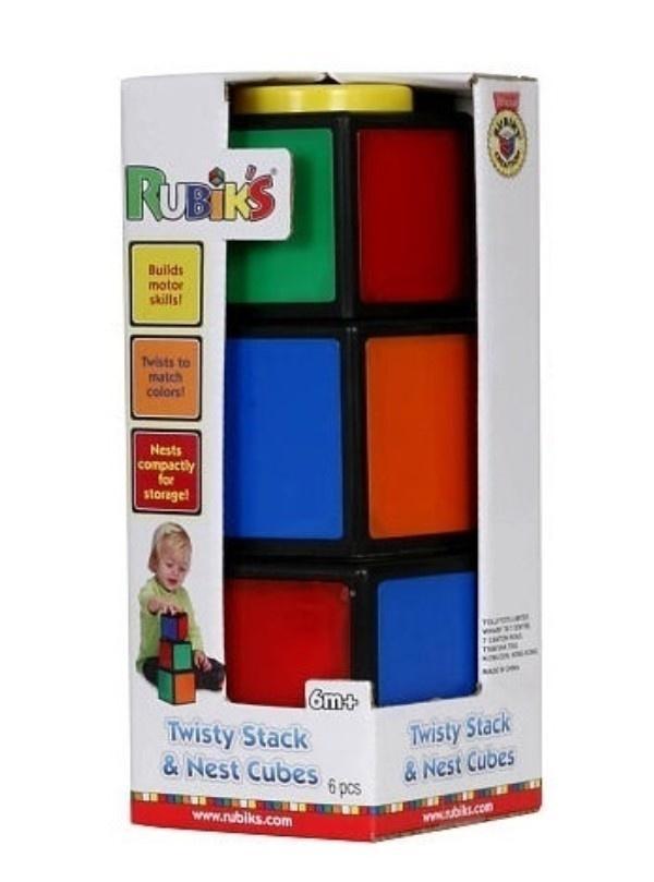 Rubiks Twisty stack & nest cubes - Stapelbare bouwblokken 6, Diversen, Sinterklaas, Ophalen of Verzenden