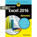 Microsoft Excel 2016 voor Dummies / Voor Dummies Greg Harvey, Boeken, Verzenden, Zo goed als nieuw, Greg Harvey