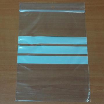 100 Gripzakjes 150 x 200 mm met schrijfvlak 50 micron beschikbaar voor biedingen