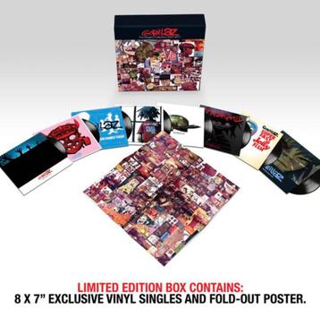 8 Vinyl Single BoxSet Gorillaz Singles Collection 2001-2011