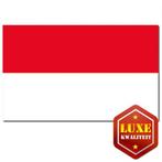 Indonesische vlag luxe kwaliteit - Indonesie versiering, Hobby en Vrije tijd, Ophalen of Verzenden, Nieuw
