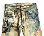 Andrea Capecci (Italia-1977) - Jeans - Foglia Oro, Antiek en Kunst