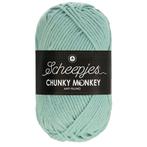 Scheepjes Chunky Monkey - 1820 mist - Acryl Garen, Hobby en Vrije tijd, Breien en Haken, Ophalen of Verzenden, Nieuw