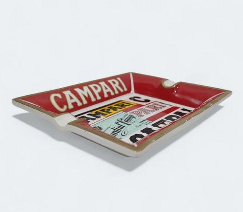 Bruno Munari - Asbak - Il Manifesto - Campari - Aardewerk, Antiek en Kunst, Antiek | Meubels | Stoelen en Banken