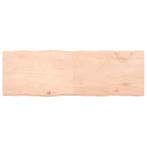 vidaXL Tafelblad natuurlijke rand 180x60x(2-4) cm massief, Verzenden, Nieuw