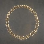 Lichtkrans met Warm Witte LED Verlichting - Ø50 cm - Zwart, Diversen, Kerst, Verzenden, Nieuw