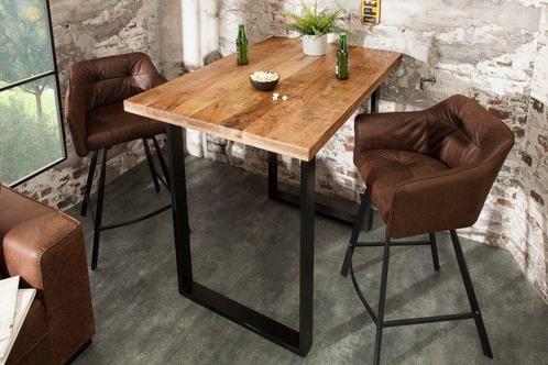 Massieve bartafel IRON CRAFT Bartafel van natuurlijk, Huis en Inrichting, Tafels | Eettafels, Ophalen of Verzenden
