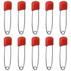 Fako Bijoux - 10 Veiligheidsspelden Met Beschermkap -, Sieraden, Tassen en Uiterlijk, Broches, Verzenden, Nieuw