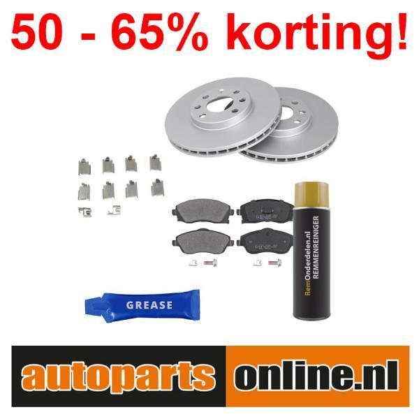 Remschijven + Remblokken Opel Meriva voorzijde, Auto-onderdelen, Besturing, Nieuw, Opel, Verzenden