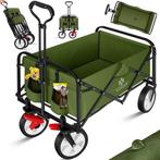 Opvouwbare bolderwagen - strandkar - PVC banden - 80 kg, Verzenden, Nieuw