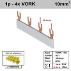 Sep kam vork M6 1 fase 4 polig grijs, Ophalen of Verzenden, Nieuw