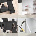 tectake® Kattenkrabpaal – 70x54x170cm Zwart – Meerdere Nivea, Verzenden, Zo goed als nieuw