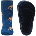 Antislipsok Ewers - Blauw met Bruine Kangaroos-29/30 NIEUW, Kinderen en Baby's, Kinderkleding | Schoenen en Sokken, Nieuw, Jongen of Meisje