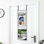 vidaXL Deurspiegel 30x100 cm glas en aluminium zwart, Huis en Inrichting, Woonaccessoires | Spiegels, Verzenden, Nieuw