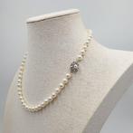 Zonder Minimumprijs - Halsketting Zilver - Akoya Parel 6.7mm, Sieraden, Tassen en Uiterlijk, Kettingen, Nieuw