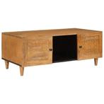 vidaXL Salontafel Lichtbruin 100 x 54 x 40 cm massief, Verzenden, Nieuw, 50 tot 100 cm, Minder dan 50 cm