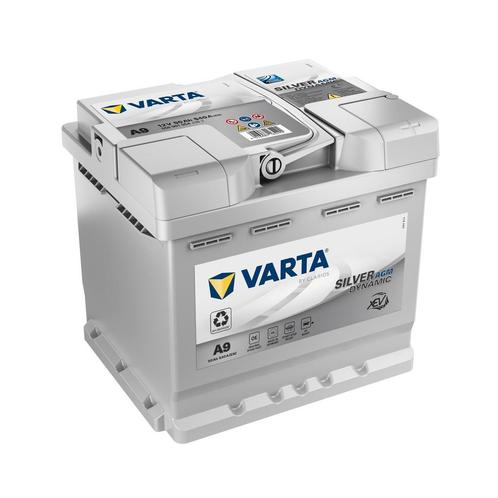 Varta Auto accu 12 volt 50 Ah Silver Dynamic AGM type A9, Auto-onderdelen, Accu's en Toebehoren, Nieuw, Ophalen of Verzenden