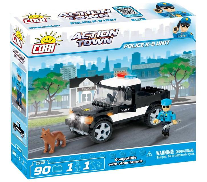 COBI - Action Town 1572 - Politie K-9 Eenheid, Kinderen en Baby's, Speelgoed | Bouwstenen, Nieuw, Verzenden