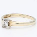 Zonder Minimumprijs - Ring - 14 karaat Geel goud Diamant, Sieraden, Tassen en Uiterlijk, Ringen, Nieuw