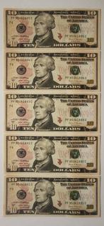 Verenigde Staten van Amerika. - 5 x 10 Dollars - 2017-A -