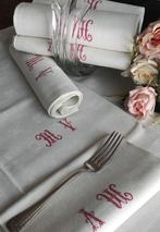 Servet (6) - 80 cm - 66 cm - 6 gehaakte servetten, Antiek en Kunst