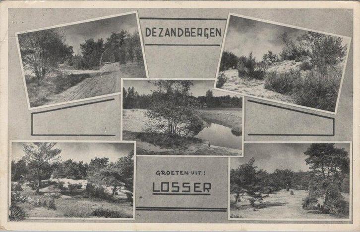 LOSSER - Meerluik De Zandbergen. Groeten uit Losser, Verzamelen, Ansichtkaarten | Nederland, Verzenden