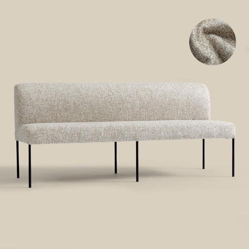 *WOONWINKEL* Bankje Eetkamer Beige 180cm, Huis en Inrichting, Banken | Bankstellen, Nieuw, Stof, Verzenden