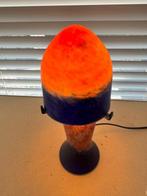 Art Deco style mushroom pâte de verre lamp - Tafellamp -, Antiek en Kunst