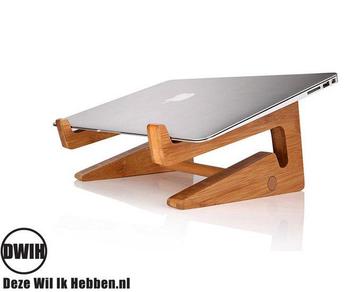Bamboe Laptophouder / laptopstandaard / toetsenbordhouder... beschikbaar voor biedingen