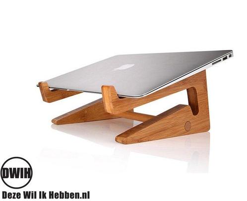 Bamboe Laptophouder / laptopstandaard / toetsenbordhouder..., Computers en Software, Windows Laptops, Verzenden