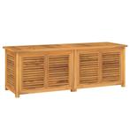 Tuinbox met zak 150x50x53 cm massief teakhout (Partytenten), Verzenden, Nieuw