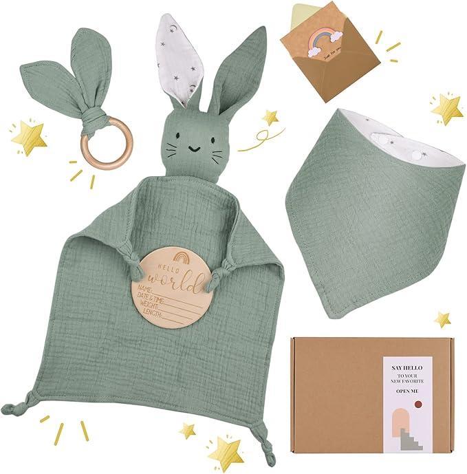 New Born Cadeauset - Jongens en Meisjes - 3 Delig - Groen, Diversen, Overige Diversen, Nieuw, Verzenden