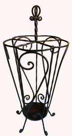 Standaard - zwart gelakt metaal - parapluhouder