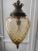Lamp - Glas en metaal - Hanglamp model Ananas