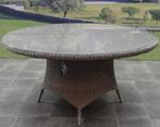 Riccione dining tuintafel 150 cm rond grijs, Tuin en Terras, Ophalen of Verzenden, Nieuw, Wicker