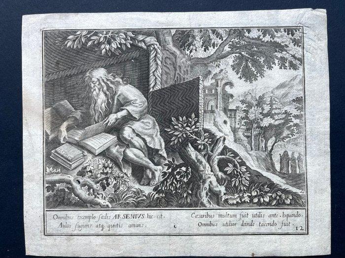 Marten De Vos (1532-1603) - SantArsenio Eremita, Antiek en Kunst, Antiek | Overige Antiek