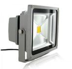 30W LED Schijnwerper Warm Wit IP65 grijze behuizing, Minder dan 50 watt, Ophalen of Verzenden, Lamp met armatuur, Nieuw