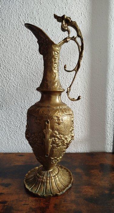 Kan - Gegoten messing, Antiek en Kunst, Curiosa en Brocante