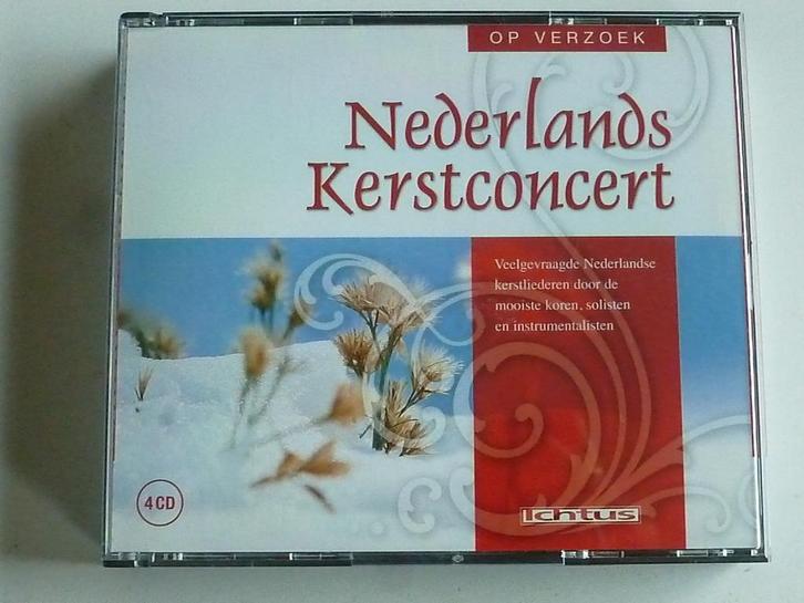 Nederlands Kerstconcert - Op Verzoek (4 CD) Ichtus, Cd's en Dvd's, Cd's | Kerst en Sinterklaas, Zo goed als nieuw, Verzenden