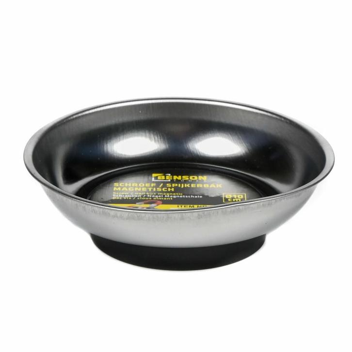 Benson Schroef- en spijkerbak met magneet - Ø 10 cm - roe.., Doe-het-zelf en Verbouw, Gereedschap | Handgereedschap, Nieuw, Ophalen of Verzenden