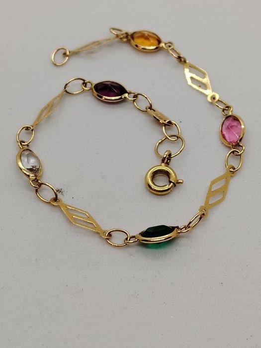 Zonder Minimumprijs - Armband - 18 karaat Geel goud Gemengde, Sieraden, Tassen en Uiterlijk, Armbanden