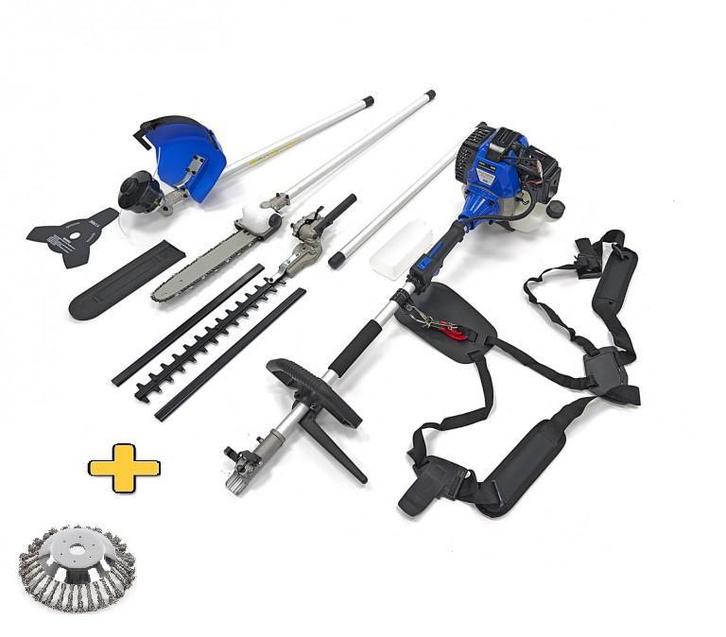 Borg benzine 4 in 1 machine Bosmaaier / Grastrimmer / Heggen, Tuin en Terras, Bosmaaiers, Nieuw, Ophalen of Verzenden