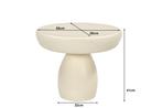 Brix Dune 50cm-31404, Huis en Inrichting, Tafels | Salontafels, Ophalen of Verzenden, Nieuw