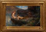Hugo Löffler (1859-1935) - Nymphs on the shore