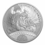 Zuid-Korea Chiwoo Cheonwang 1 oz 2021  (40.000 oplage), Verzenden, Oost-Azië, Losse munt, Zilver