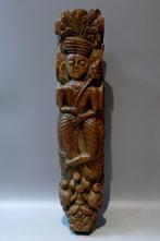 Support de Temple - Hout - India - 18e-19e eeuw, Antiek en Kunst