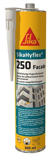 Sika Bouw Sikahyflex 250 facade gevelkit 300 ml, betongrijs,, Doe-het-zelf en Verbouw, Overige Doe-het-zelf en Verbouw, Nieuw