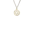 Gouden vintage Davidster hanger 14 kt, Ophalen of Verzenden, Nieuw