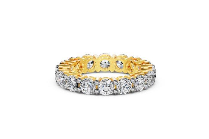 Zonder Minimumprijs - Ring - 14 karaat Geel goud - 4.51ct., Sieraden, Tassen en Uiterlijk, Ringen